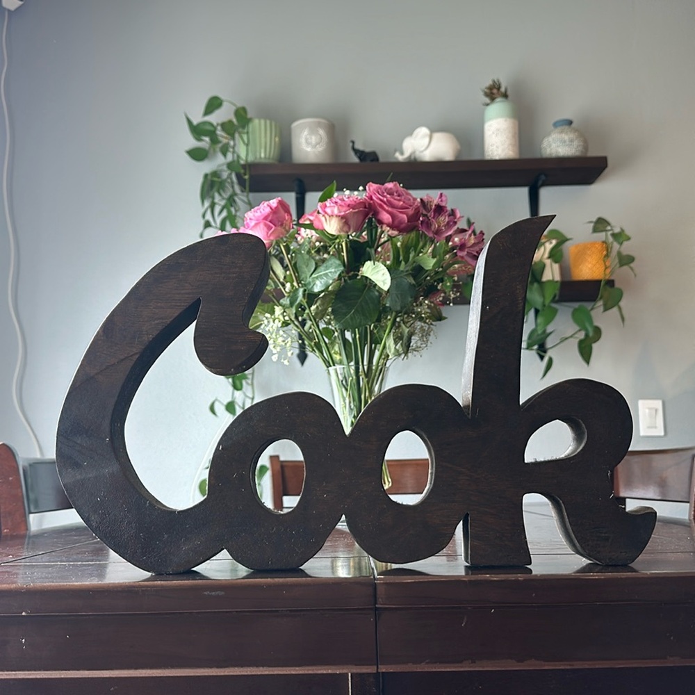 Wooden Cook Sign